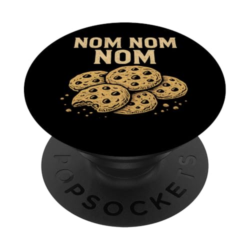 Cookies Nom Nom Cookie Eater Cookie PopSockets Klebender PopGrip Cookies Nom Nom Cookie Eater Cookie PopSockets Klebender PopGrip von Cookie Merch Co.