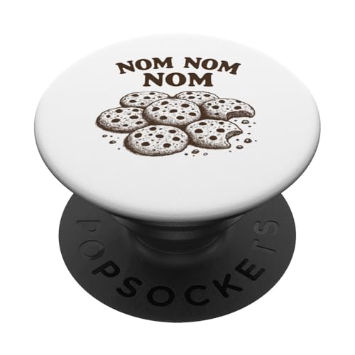 Cookies Nom Nom Cookie Eater Cookie PopSockets Klebender PopGrip Cookies Nom Nom Cookie Eater Cookie PopSockets Klebender PopGrip von Cookie Merch Co.