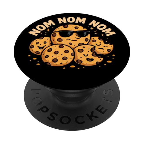 Cookies Nom Nom Cookie Eater Cookie PopSockets Klebender PopGrip Cookies Nom Nom Cookie Eater Cookie PopSockets Klebender PopGrip von Cookie Merch Co.