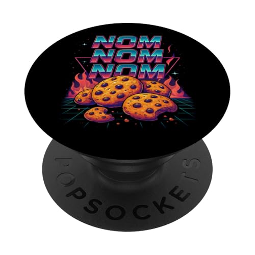 Cookies Nom Nom Cookie Eater Cookie PopSockets Klebender PopGrip Cookies Nom Nom Cookie Eater Cookie PopSockets Klebender PopGrip von Cookie Merch Co.