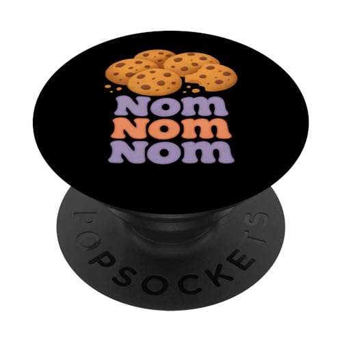 Cookies Nom Nom Cookie Eater Cookie PopSockets Klebender PopGrip Cookies Nom Nom Cookie Eater Cookie PopSockets Klebender PopGrip von Cookie Merch Co.