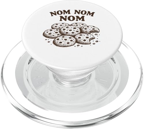Cookies Nom Nom Cookie Eater Cookie PopSockets PopGrip für MagSafe Cookies Nom Nom Cookie Eater Cookie PopSockets PopGrip für MagSafe von Cookie Merch Co.