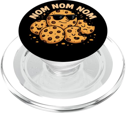 Cookies Nom Nom Cookie Eater Cookie PopSockets PopGrip für MagSafe Cookies Nom Nom Cookie Eater Cookie PopSockets PopGrip für MagSafe von Cookie Merch Co.