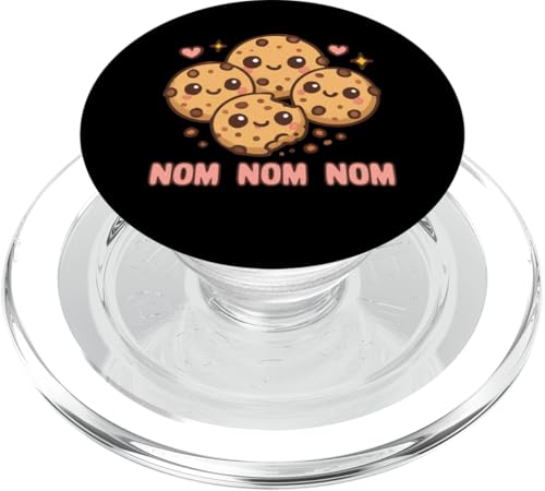 Cookies Nom Nom Cookie Eater Cookie PopSockets PopGrip für MagSafe Cookies Nom Nom Cookie Eater Cookie PopSockets PopGrip für MagSafe von Cookie Merch Co.