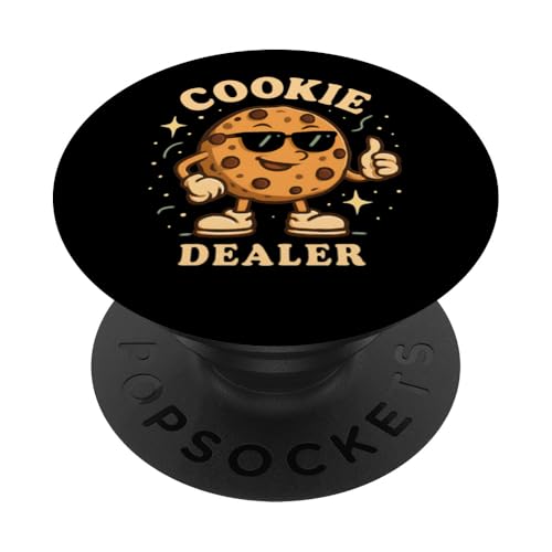 Kekshändler Baker Love Cookies Cookie PopSockets Klebender PopGrip Kekshändler Baker Love Cookies Cookie PopSockets Klebender PopGrip von Cookie Merch Co.