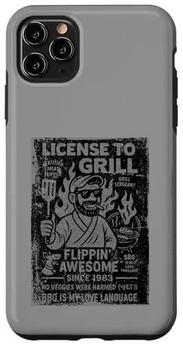 Grillen im Vintage-Stil seit 1983 Lustiger BBQ-Dad Hülle für iPhone 11 Pro Max Grillen im Vintage-Stil seit 1983 Lustiger BBQ-Dad Hülle für iPhone 11 Pro Max von Cookout Grilling Tees For PItmasters Store