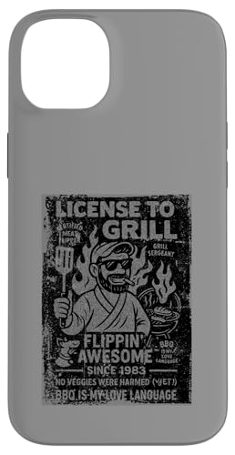 Grillen im Vintage-Stil seit 1983 Lustiger BBQ-Dad Hülle für iPhone 14 Plus Grillen im Vintage-Stil seit 1983 Lustiger BBQ-Dad Hülle für iPhone 14 Plus von Cookout Grilling Tees For PItmasters Store