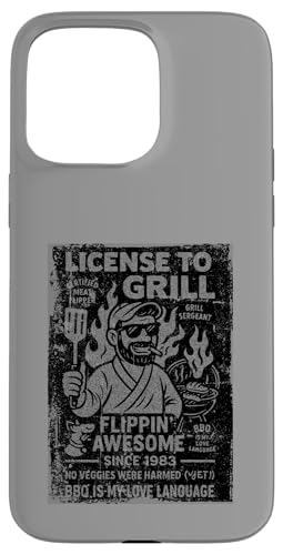 Grillen im Vintage-Stil seit 1983 Lustiger BBQ-Dad Hülle für iPhone 15 Pro Max Grillen im Vintage-Stil seit 1983 Lustiger BBQ-Dad Hülle für iPhone 15 Pro Max von Cookout Grilling Tees For PItmasters Store