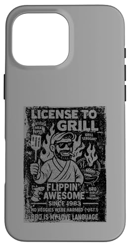 Grillen im Vintage-Stil seit 1983 Lustiger BBQ-Dad Hülle für iPhone 16 Pro Max Grillen im Vintage-Stil seit 1983 Lustiger BBQ-Dad Hülle für iPhone 16 Pro Max von Cookout Grilling Tees For PItmasters Store