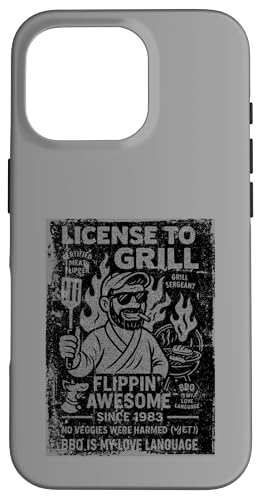 Grillen im Vintage-Stil seit 1983 Lustiger BBQ-Dad Hülle für iPhone 16 Pro Grillen im Vintage-Stil seit 1983 Lustiger BBQ-Dad Hülle für iPhone 16 Pro von Cookout Grilling Tees For PItmasters Store