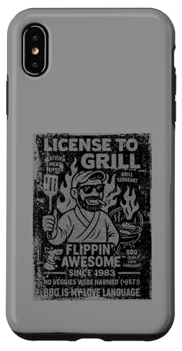 Grillen im Vintage-Stil seit 1983 Lustiger BBQ-Dad Hülle für iPhone XS Max Grillen im Vintage-Stil seit 1983 Lustiger BBQ-Dad Hülle für iPhone XS Max von Cookout Grilling Tees For PItmasters Store