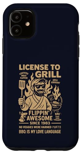 Vintage Grilllegende seit 1983 Funny BBQ Chef Hülle für iPhone 11 Vintage Grilllegende seit 1983 Funny BBQ Chef Hülle für iPhone 11 von Cookout Grilling Tees For PItmasters Store