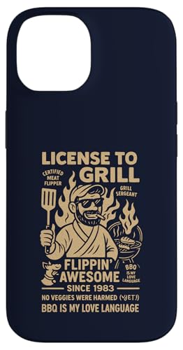 Vintage Grilllegende seit 1983 Funny BBQ Chef Hülle für iPhone 14 Vintage Grilllegende seit 1983 Funny BBQ Chef Hülle für iPhone 14 von Cookout Grilling Tees For PItmasters Store