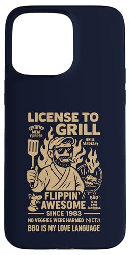 Vintage Grilllegende seit 1983 Funny BBQ Chef Hülle für iPhone 15 Pro Max Vintage Grilllegende seit 1983 Funny BBQ Chef Hülle für iPhone 15 Pro Max von Cookout Grilling Tees For PItmasters Store