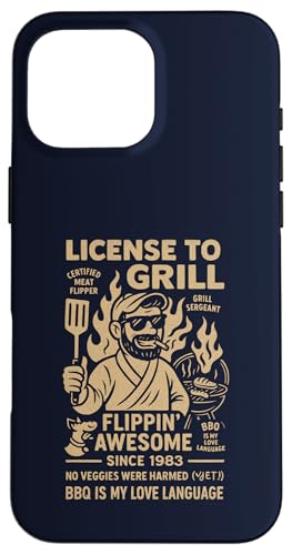 Vintage Grilllegende seit 1983 Funny BBQ Chef Hülle für iPhone 16 Pro Max Vintage Grilllegende seit 1983 Funny BBQ Chef Hülle für iPhone 16 Pro Max von Cookout Grilling Tees For PItmasters Store