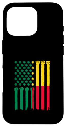 Benin Amerika USA Handfaust Beninese Roots Beninesische Flagge Hülle für iPhone 16 Pro Benin Amerika USA Handfaust Beninese Roots Beninesische Flagge Hülle für iPhone 16 Pro von Cool Beninese Roots Benin