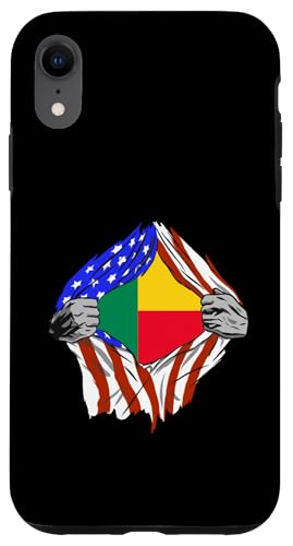 Benin-Flagge Amerikas Truhe Beninese Roots Beninese Pride Hülle für iPhone XR Benin-Flagge Amerikas Truhe Beninese Roots Beninese Pride Hülle für iPhone XR von Cool Beninese Roots Benin