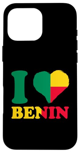 Benin Flagge I Love Benin Herz Beninese Roots Beninese Pride Hülle für iPhone 16 Pro Max Benin Flagge I Love Benin Herz Beninese Roots Beninese Pride Hülle für iPhone 16 Pro Max von Cool Beninese Roots Benin