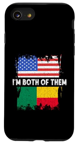 Benin Flagge Vintage Herz Beninese Pride Beninese Roots Hülle für iPhone SE (2020) / 7 / 8 von Cool Beninese Roots Benin