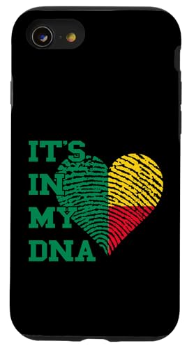 Benin It's In My DNA Heart Beninese Roots Beninesische Flagge Hülle für iPhone SE (2020) / 7 / 8 von Cool Beninese Roots Benin