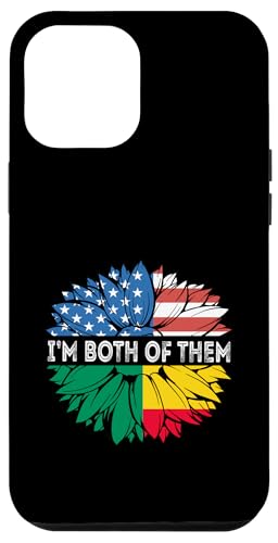 Benin Sonnenblume I'm Both Of Them USA Amerika Beninese Flagge Hülle für iPhone 12 Pro Max Benin Sonnenblume I'm Both Of Them USA Amerika Beninese Flagge Hülle für iPhone 12 Pro Max von Cool Beninese Roots Benin