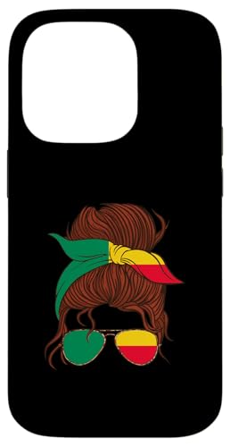 Benin Unordentliches Haarbrötchen für Mädchen Beninese Pride Beninese Roots Hülle für iPhone 14 Pro Benin Unordentliches Haarbrötchen für Mädchen Beninese Pride Beninese Roots Hülle für iPhone 14 Pro von Cool Beninese Roots Benin