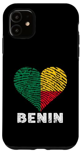 Benin Vintage Beninese Flagge Herz Thumbmark Beninese Pride Hülle für iPhone 11 Benin Vintage Beninese Flagge Herz Thumbmark Beninese Pride Hülle für iPhone 11 von Cool Beninese Roots Benin