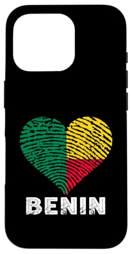 Benin Vintage Beninese Flagge Herz Thumbmark Beninese Pride Hülle für iPhone 16 Pro Benin Vintage Beninese Flagge Herz Thumbmark Beninese Pride Hülle für iPhone 16 Pro von Cool Beninese Roots Benin