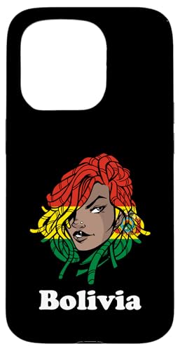 Bolivien Flagge Dreadlocks Mädchen Bolivian Pride Bolivian Roots Hülle für iPhone 15 Pro von Cool Bolivian Roots Bolivia