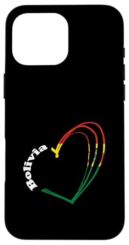 Bolivien Herz Bolivian Roots Bolivian Pride Bolivian Flag Hülle für iPhone 16 Pro Max von Cool Bolivian Roots Bolivia