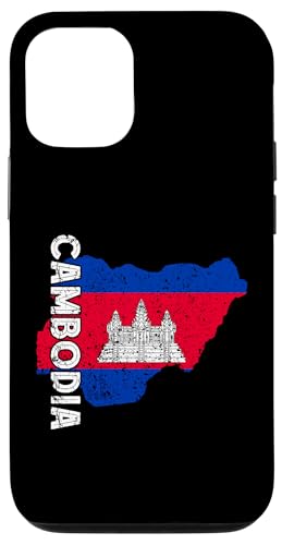 Kambodscha-Flagge, Vintage-Karte, Kambodschanischer Stolz, Kambodschanische Wurzeln Hülle für iPhone 12/12 Pro Kambodscha-Flagge, Vintage-Karte, Kambodschanischer Stolz, Kambodschanische Wurzeln Hülle für iPhone 12/12 Pro von Cool Cambodian Roots Cambodia