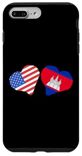 Kambodscha Flagge Herz Amerika Kambodschanische Wurzeln Kambodschanischer Stolz Hülle für iPhone 7 Plus/8 Plus Kambodscha Flagge Herz Amerika Kambodschanische Wurzeln Kambodschanischer Stolz Hülle für iPhone 7 Plus/8 Plus von Cool Cambodian Roots Cambodia