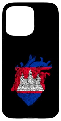 Kambodscha-Flagge Herz Kambodschanische Wurzeln Kambodschanischer Stolz Hülle für iPhone 15 Pro Max Kambodscha-Flagge Herz Kambodschanische Wurzeln Kambodschanischer Stolz Hülle für iPhone 15 Pro Max von Cool Cambodian Roots Cambodia