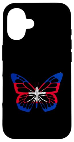 Kambodscha-Flagge Kambodschanischer Stolz Schmetterling Kambodschanische Wurzeln Hülle für iPhone 16 von Cool Cambodian Roots Cambodia