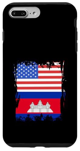 Kambodscha-Flagge Kambodschanischer Stolz USA Amerika Kambodschanische Wurzeln Hülle für iPhone 7 Plus/8 Plus Kambodscha-Flagge Kambodschanischer Stolz USA Amerika Kambodschanische Wurzeln Hülle für iPhone 7 Plus/8 Plus von Cool Cambodian Roots Cambodia
