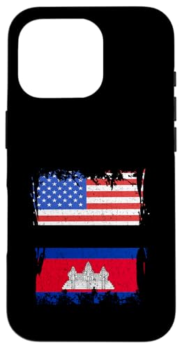 Kambodscha-Flagge USA Amerika I'm Both Of Them Kambodschanische Wurzeln Hülle für iPhone 16 Pro Kambodscha-Flagge USA Amerika I'm Both Of Them Kambodschanische Wurzeln Hülle für iPhone 16 Pro von Cool Cambodian Roots Cambodia
