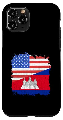 Kambodscha-Flagge USA Amerika Kambodschanischer Stolz Kambodschanische Wurzeln Hülle für iPhone 11 Pro Kambodscha-Flagge USA Amerika Kambodschanischer Stolz Kambodschanische Wurzeln Hülle für iPhone 11 Pro von Cool Cambodian Roots Cambodia