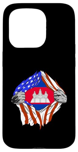 Kambodscha-Flaggentruhe USA Kambodschanische Wurzeln Kambodschanischer Stolz Hülle für iPhone 15 Pro Kambodscha-Flaggentruhe USA Kambodschanische Wurzeln Kambodschanischer Stolz Hülle für iPhone 15 Pro von Cool Cambodian Roots Cambodia