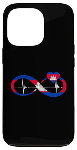 Kambodscha Herzschlag EKG Pulse Infinity Herz Kambodschanischer Stolz Hülle für iPhone 13 Pro Kambodscha Herzschlag EKG Pulse Infinity Herz Kambodschanischer Stolz Hülle für iPhone 13 Pro von Cool Cambodian Roots Cambodia