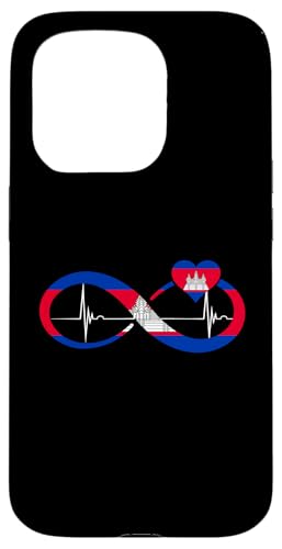 Kambodscha Herzschlag EKG Pulse Infinity Herz Kambodschanischer Stolz Hülle für iPhone 15 Pro Kambodscha Herzschlag EKG Pulse Infinity Herz Kambodschanischer Stolz Hülle für iPhone 15 Pro von Cool Cambodian Roots Cambodia