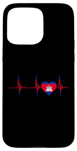 Kambodscha Herzschlag EKG Pulse Kambodschanischer Stolz Kambodschanische Wurzeln Hülle für iPhone 15 Pro Max Kambodscha Herzschlag EKG Pulse Kambodschanischer Stolz Kambodschanische Wurzeln Hülle für iPhone 15 Pro Max von Cool Cambodian Roots Cambodia