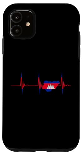 Kambodscha Kambodscha Karte Kambodschanische Wurzeln Herzschlag EKG Pulse Hülle für iPhone 11 Kambodscha Kambodscha Karte Kambodschanische Wurzeln Herzschlag EKG Pulse Hülle für iPhone 11 von Cool Cambodian Roots Cambodia