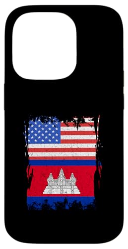 Kambodscha Vintage Kambodschanische Flagge Amerika USA Kambodschanischer Stolz Hülle für iPhone 14 Pro Kambodscha Vintage Kambodschanische Flagge Amerika USA Kambodschanischer Stolz Hülle für iPhone 14 Pro von Cool Cambodian Roots Cambodia