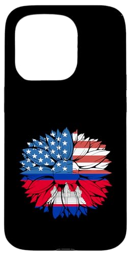 Kambodschanische Flagge Amerika Sonnenblume Kambodschanische Wurzeln Kambodscha Hülle für iPhone 15 Pro Kambodschanische Flagge Amerika Sonnenblume Kambodschanische Wurzeln Kambodscha Hülle für iPhone 15 Pro von Cool Cambodian Roots Cambodia