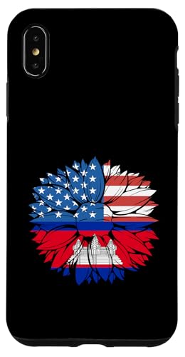 Kambodschanische Flagge Amerika Sonnenblume Kambodschanische Wurzeln Kambodscha Hülle für iPhone XS Max Kambodschanische Flagge Amerika Sonnenblume Kambodschanische Wurzeln Kambodscha Hülle für iPhone XS Max von Cool Cambodian Roots Cambodia