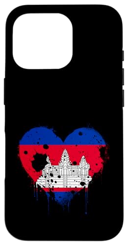 Kambodschanisches Herz Kambodschanischer Stolz Kambodschanische Wurzeln Kambodscha Hülle für iPhone 16 Pro Kambodschanisches Herz Kambodschanischer Stolz Kambodschanische Wurzeln Kambodscha Hülle für iPhone 16 Pro von Cool Cambodian Roots Cambodia
