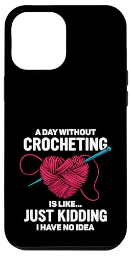 Häkeln Häkeln Hülle für iPhone 12 Pro Max von Cool Crocheting Supplies & Fun Crochet Stuff