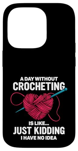 Häkeln Häkeln Hülle für iPhone 14 Pro von Cool Crocheting Supplies & Fun Crochet Stuff