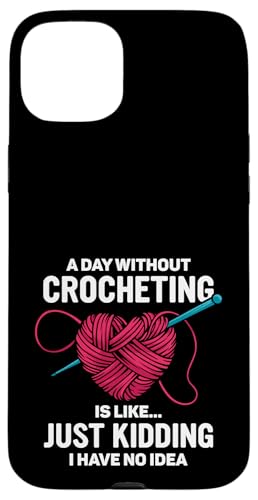 Häkeln Häkeln Hülle für iPhone 15 Plus von Cool Crocheting Supplies & Fun Crochet Stuff