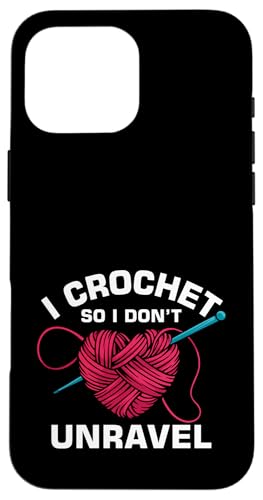 Häkeln Häkeln Hülle für iPhone 16 Pro Max Häkeln Häkeln Hülle für iPhone 16 Pro Max von Cool Crocheting Supplies & Fun Crochet Stuff